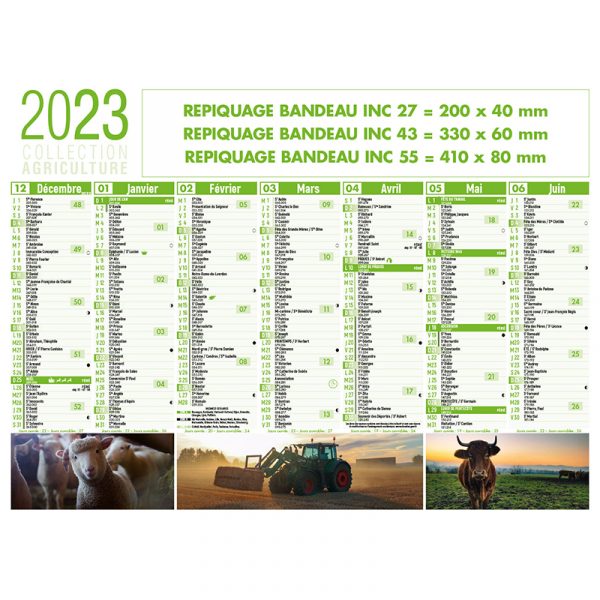 calendrier bancaire agriculture 43