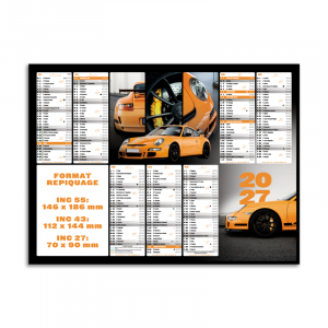 Calendrier Thématique Auto Prestige