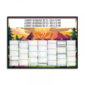 Calendrier Thématique Horizons Alpins