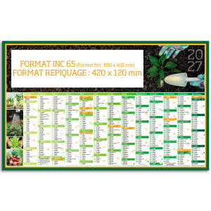 Calendrier Thématique L'eveil Vegetal
