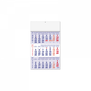 Calendrier Triptyque Feuillets INT 1 BASIC 3M