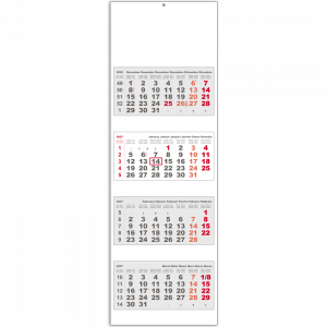 Calendrier Triptyque Feuillets INT 4 LUXE 4M